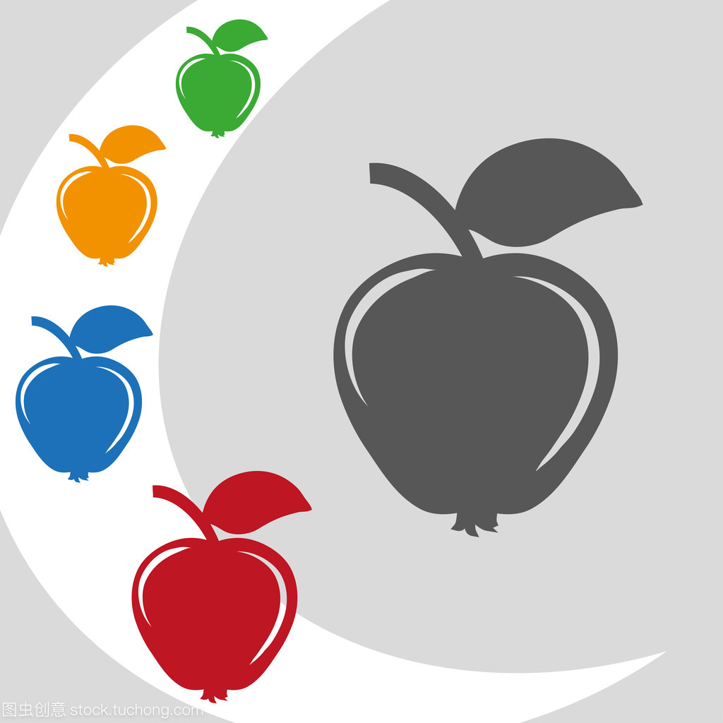 現(xiàn)代果品徽標 品味與自然的視覺交響